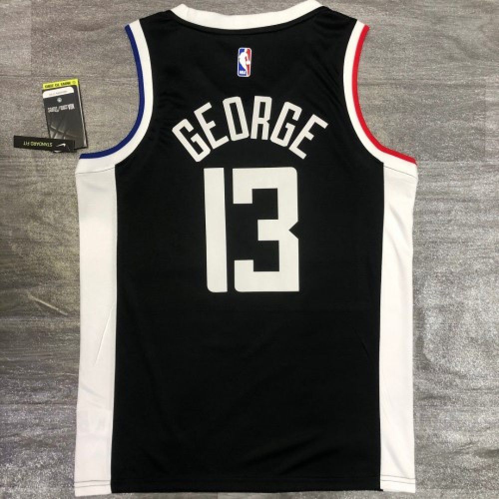 Men's LA Clippers Paul George #13 Black 2020/21 Swingman Player Jersey – City Edition-Pro Kit Vault | Brand New 26/27 Sports Jerseys